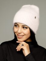 Женская шапка из ангоры Пэри - 2 — изображение 3