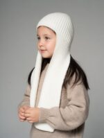 Детская шапка - ушанка Аброния для девочки — изображение 3